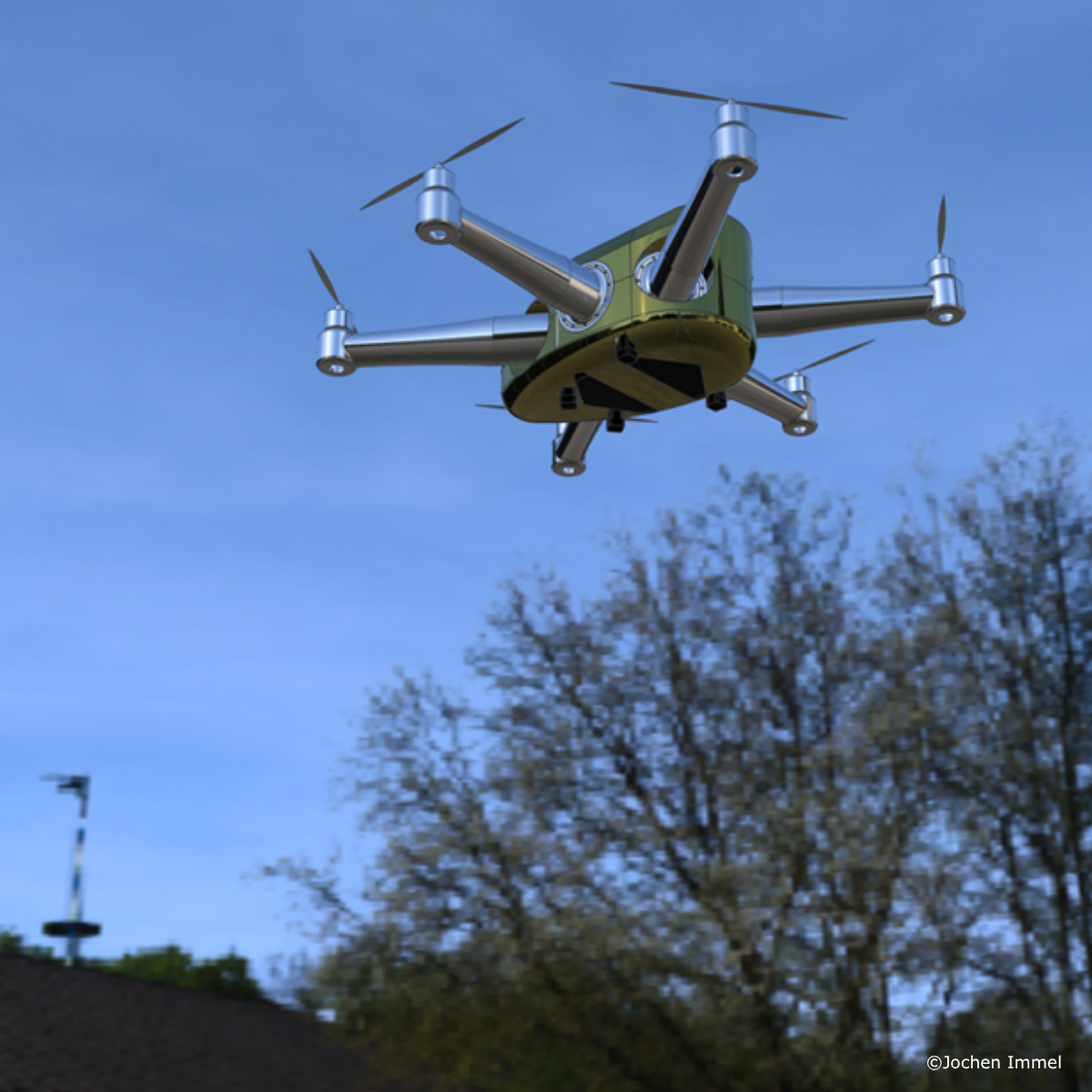 Projektstart AERO-SH am 1. August 2025: TECCON Consulting & Engineering GmbH startet gemeinsam mit Partnern in die Entwicklung modularer Lastdrohnen für die Luftmobilität von morgen.
